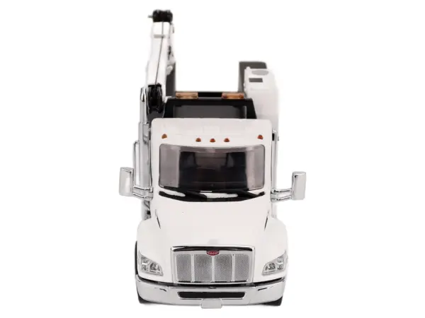 Peterbilt 536 Auto-Crane Titan85-Body HC14-Crane Work Truck with Miller EnPak White "Transport Series" 1/50 Diecast Model by Diecast Masters #4