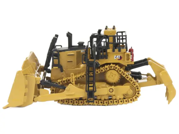CAT Caterpillar D11 Track Type Dozer TKN Design Yellow "High Line" Series 1/87 (HO) Diecast Model by Diecast Masters #2