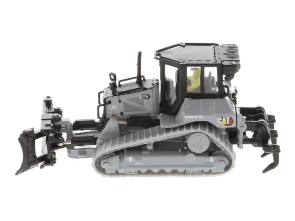 CAT Caterpillar D5 Track-Type Dozer "Centennial" Gray with Operator "High Line Series" 1/87 (HO) Diecast Model by Diecast Masters #2