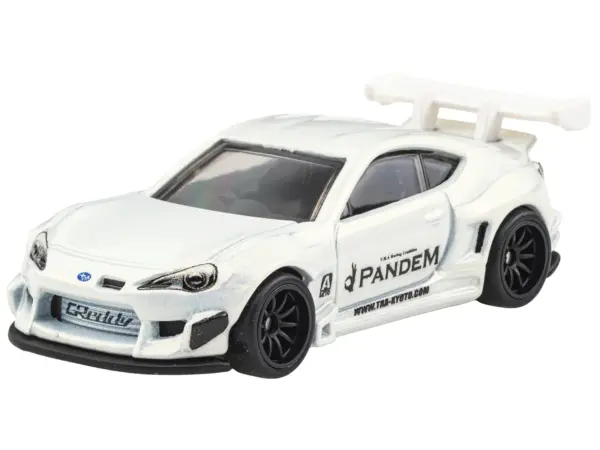 Subaru BRZ Pandem RHD (Right Hand Drive) White Metallic "Circuit Legends" Series Diecast Model Car by Hot Wheels #2