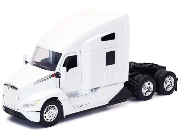 Kenworth T680 Truck Tractor White "Long Haul Truckers" Series 1/32 Diecast Model by New Ray #2