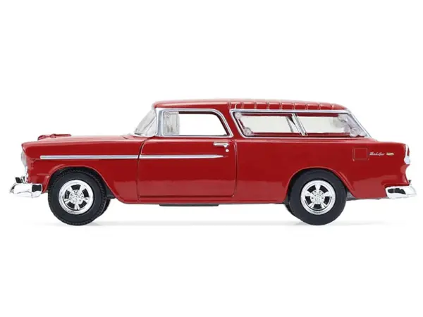 1955 Chevrolet Nomad Custom Wagon Red "Barrett-Jackson" Series 16 1/64 Diecast Model Car by Greenlight #2