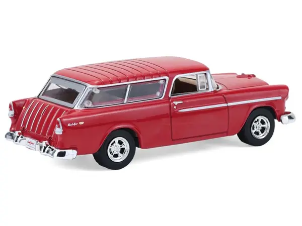 1955 Chevrolet Nomad Custom Wagon Red "Barrett-Jackson" Series 16 1/64 Diecast Model Car by Greenlight #3