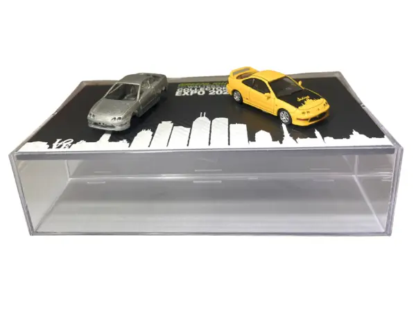2000 Acura Integra Type R Yellow with Raw Casting Dual Pack "2025 Greenlight Waltersons Collector's Expo Exclusive" 1/64 Diecast Model Car by Greenlight #3