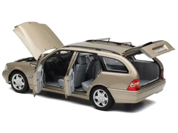 1997 Mercedes-Benz C-Class T-Model Smoke Silver Metallic 1/18 Diecast Model Car by Norev #4