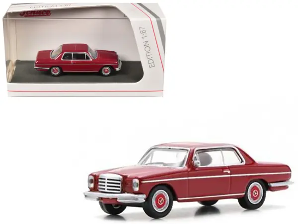 Mercedes-Benz /8 (W114) Coupe Red 1/87 (HO) Diecast Model Car by Schuco #1