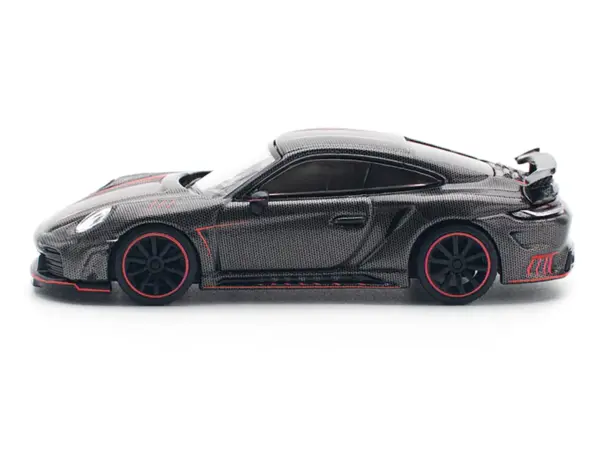 992 Stinger GTR Carbon Edition with Red Accents 1/64 Diecast Model Car by Pop Race #2