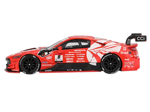 Honda NSX-GT "Type S" GT500 #8 Tomoki Nojiri - Toshiki Oyu "ARTA" "Super GT Series" (2023) Limited Edition 1/64 Diecast Model Car by Mini GT #2