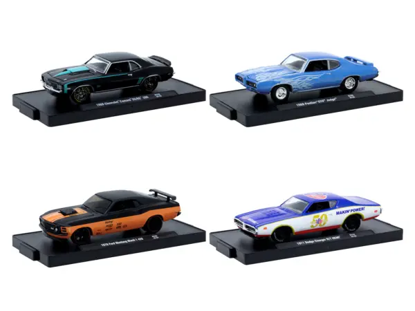 "Auto-Drivers" Set of 4 pieces in Blister Packs Release 133 Limited Edition to 8000 pieces Worldwide 1/64 Diecast Model Cars by M2 Machines #2