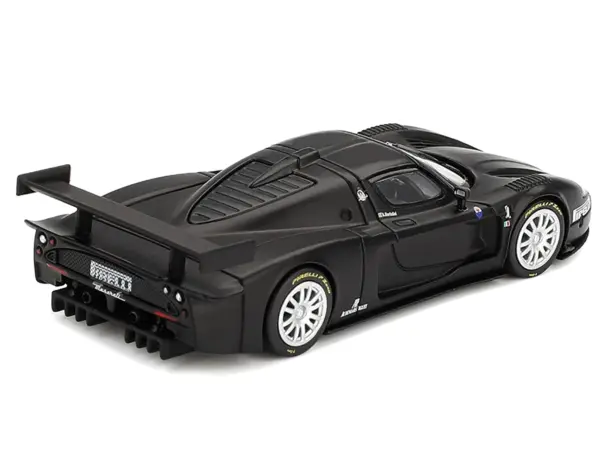 Maserati MC12 Competizione "Test Fiorano 2004" Matt Black 1/64 Diecast Model Car by BBR #3