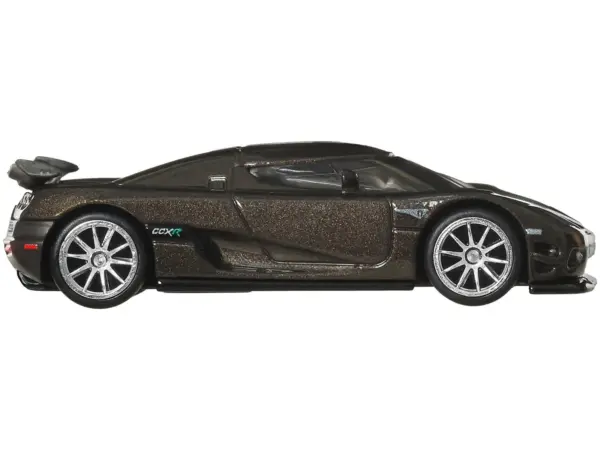 Koenigsegg CCXR Dark Gray Metallic "Fast Five" (2011) Movie "Fast & Furious" Series Diecast Model Car by Hot Wheels #2
