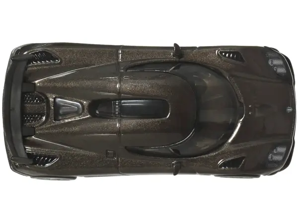 Koenigsegg CCXR Dark Gray Metallic "Fast Five" (2011) Movie "Fast & Furious" Series Diecast Model Car by Hot Wheels #4