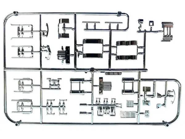 Chrome Plated Parts for Peterbilt 589 and Kenworth W990 Trucks 1/87 (HO) Plastic Model by HO Logistics #3