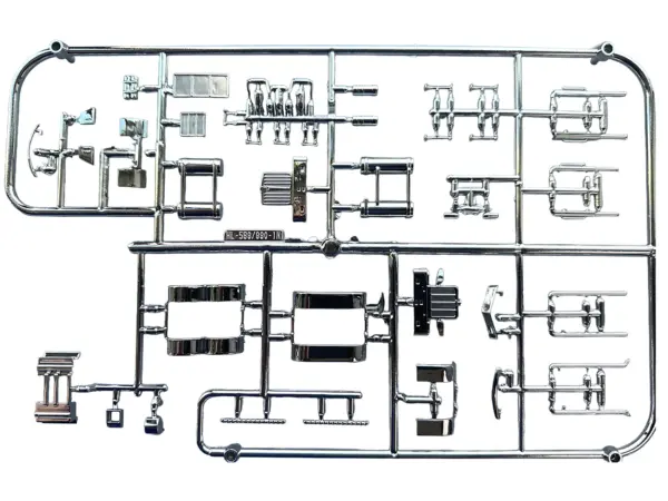 Chrome Plated Parts for Peterbilt 589 and Kenworth W990 Trucks 1/87 (HO) Plastic Model by HO Logistics #4