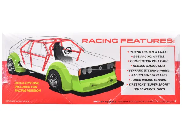 Skill 2 Model Kit Volkswagen Scirocco "T/A Champ" 1/25 Scale Model by AMT #3