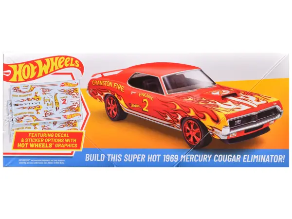 Skill 2 Model Kit 1969 Mercury Cougar Eliminator "Hot Wheels" 1/25 Scale Model by AMT #3