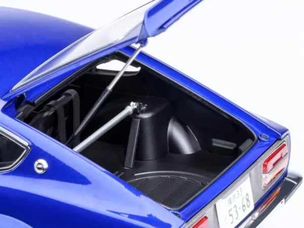 Nissan Fairlady Z RHD (Right Hand Drive) "Akuma No Z" Blue Metallic "Wangan Midnight - Comic #1 Version" Manga 1/18 Model Car by Autoart #5