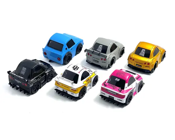 "QubeCarz" Series #1 Set of 6 pieces 1/64 Diecast Model Cars by Mini GT #3