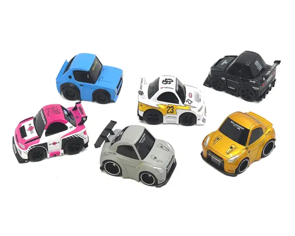 "QubeCarz" Series #1 Set of 6 pieces 1/64 Diecast Model Cars by Mini GT #4