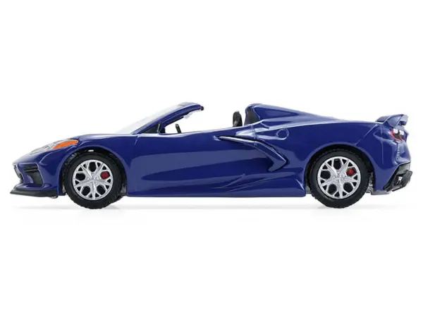 2021 Chevrolet Corvette Stingray Convertible Elkhart Lake Blue "GreenLight Muscle" Series 30 1/64 Diecast Model Car by Greenlight #2