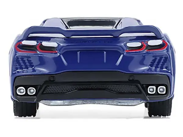 2021 Chevrolet Corvette Stingray Convertible Elkhart Lake Blue "GreenLight Muscle" Series 30 1/64 Diecast Model Car by Greenlight #5