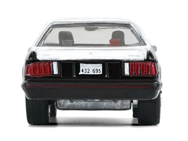 1982 Ford Mustang SSP "Texas Department of Public Safety Highway Patrol" Black with White Hood and Top "Hobby Exclusive" Series 1/64 Diecast Model Car by Greenlight #5