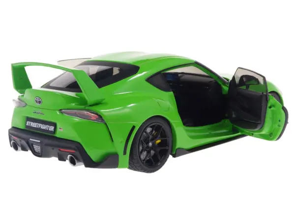 2023 Toyota GR Supra "StreetFighter" Green 1/18 Diecast Model Car by Solido #2