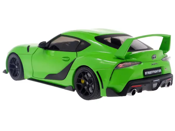2023 Toyota GR Supra "StreetFighter" Green 1/18 Diecast Model Car by Solido #5