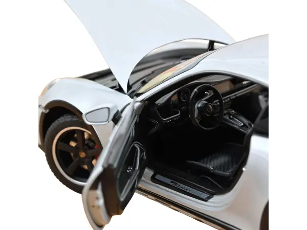 2023 Porsche 911 Dakar Ice Gray Metallic 1/18 Diecast Model Car by Norev #2