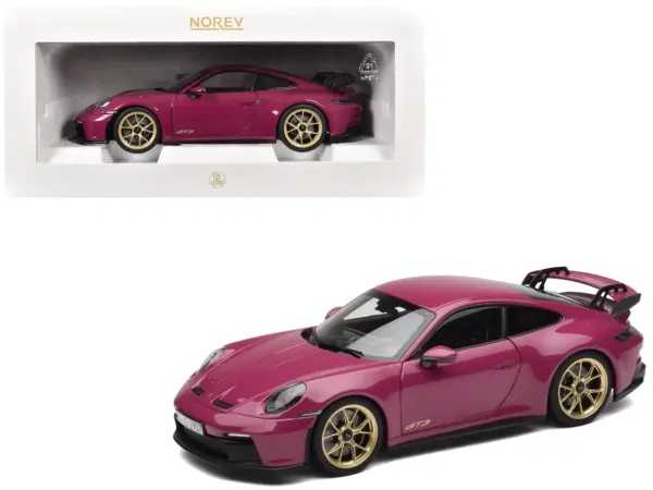 2021 Porsche 911 GT3 Ruby Star Neo 1/18 Diecast Model Car by Norev #1