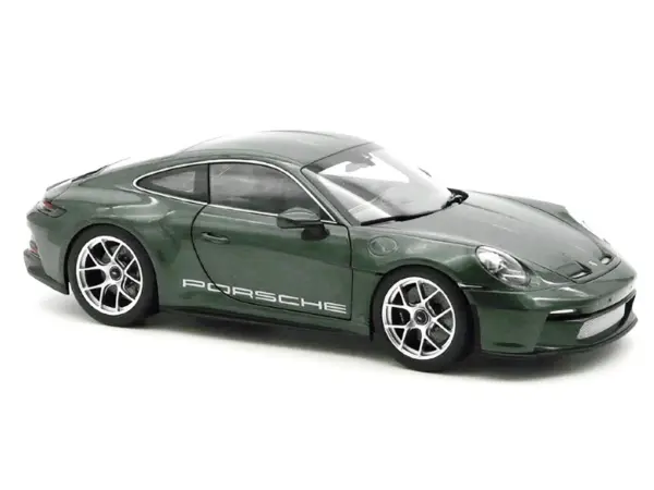 2023 Porsche 911 S/T Malachite Green Metallic 1/18 Diecast Model Car by Norev #2