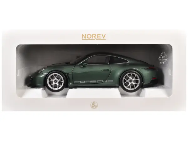 2023 Porsche 911 S/T Malachite Green Metallic 1/18 Diecast Model Car by Norev #3