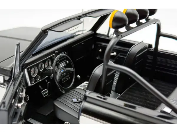 1971 Chevrolet K5 Blazer Tuxedo Black and White Limited Edition to 396 pieces Worldwide 1/18 Diecast Model Car by ACME #3