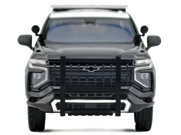 2025 Chevrolet Tahoe Police Pursuit Vehicle "California Highway Patrol" Black and White "Law Enforcement and Public Service" Series 1/24 Diecast Model Car by Motormax #4