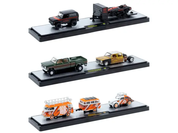 Auto Haulers Set of 3 Trucks Release 90 Limited Edition to 8000 pieces Worldwide 1/64 Diecast Models by M2 Machines #2