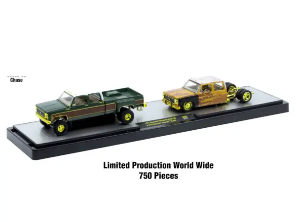 Auto Haulers Set of 3 Trucks Release 90 Limited Edition to 8000 pieces Worldwide 1/64 Diecast Models by M2 Machines #3