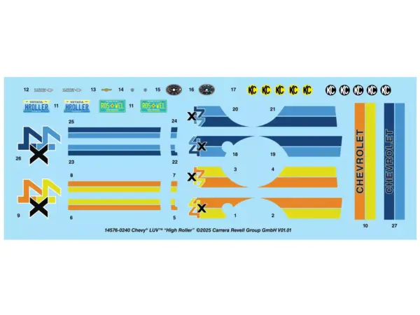 Level 4 Model Kit Chevrolet LUV 4x4 Pickup Truck "High Roller" 1/24 Scale Model by Revell #5