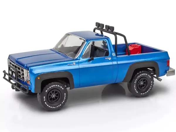 Level 3 Model Kit 1978 Chevrolet Off-Road 4x4 Pickup Truck and "Malibu Grand Prix" Virage with Trailer "Fantasy Formula" 1/25 Scale Model by Revell #5
