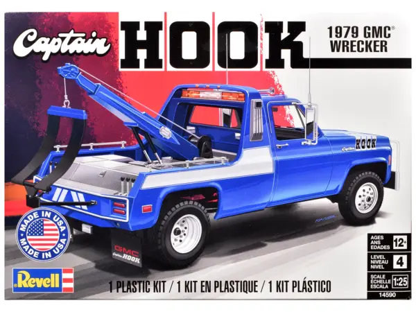 Level 4 Model Kit 1979 GMC Wrecker Tow Truck "Captain Hook" 1/25 Scale Model by Revell #1