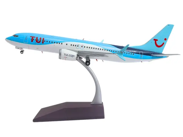 Boeing 737 MAX 8 Commercial Aircraft "TUI Airways" (G-TUMY) Blue and White "Gemini 200" Series 1/200 Diecast Model Airplane by GeminiJets #2
