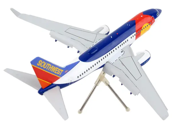 Boeing 737-700 Commercial Aircraft with Flaps Down Configuration "Southwest Airlines - Colorado One" (N230WN) White and Blue "Gemini 200" Series 1/200 Diecast Model Airplane by GeminiJets #3
