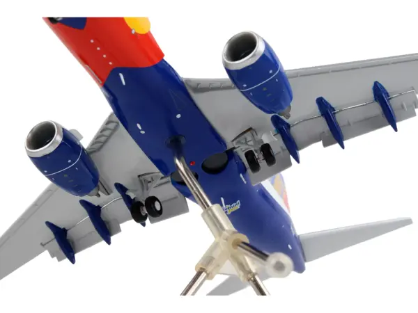 Boeing 737-700 Commercial Aircraft with Flaps Down Configuration "Southwest Airlines - Colorado One" (N230WN) White and Blue "Gemini 200" Series 1/200 Diecast Model Airplane by GeminiJets #5