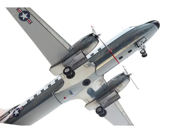 Convair C-131 Samaritan Transport Aircraft "United States Navy - NAS Guantanamo Bay" (141017) White and Gray "Gemini 200" Series 1/200 Diecast Model Airplane by GeminiJets #5