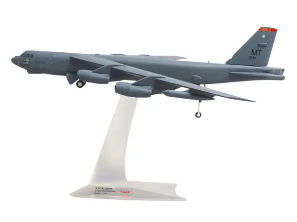 Boeing B-52H Stratofortress Bomber Aircraft "Excalibur 23rd Bomb Squadron 5th Bomb Wing Minot Air Base" (60-0044) United States Air Force 1/200 Diecast Model by Herpa #2