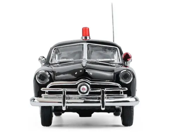 1949 Ford Custom Police Car "LAPD (Los Angeles Police Department)" Black and White 1/43 Diecast Model Car by Greenlight #4