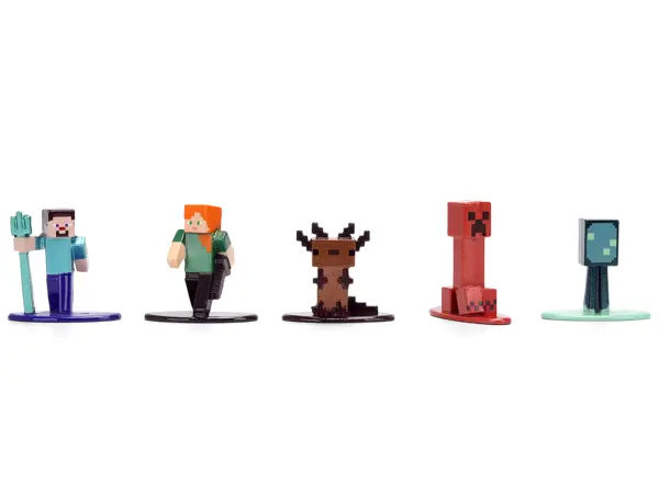 Set of 12 Diecast Figures "Minecraft" Video Game "Nano Metalfigs" Series Diecast Models by Jada #3