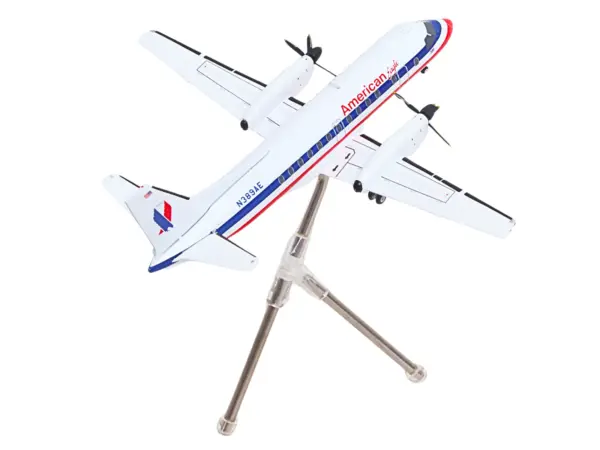 Saab 340B Commercial Aircraft "American Eagle" (N389AE) White with Red and Blue Stripes "Gemini 200" Series 1/200 Diecast Model Airplane by GeminiJets #3
