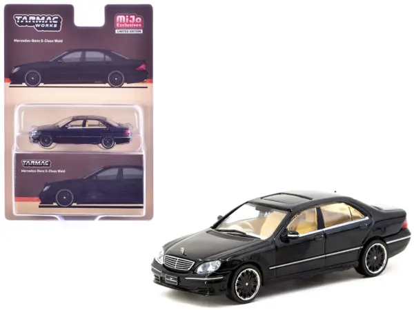 Mercedes-Benz S-Class Wald Black "Global64" Series 1/64 Diecast Model by Tarmac Works #1