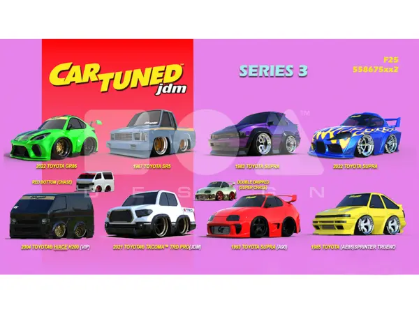 JDM Tuners Series 3 Set of 8 Pieces Diecast Model Cars by CarTuned #2