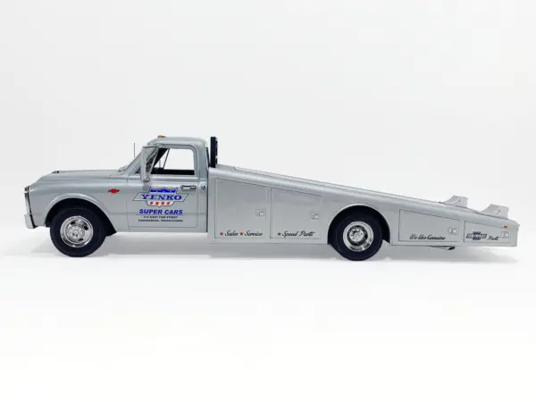 1967 Chevrolet C-30 Ramp Truck "Yenko Super Cars" Silver Metallic Limited Edition to 248 pieces Worldwide 1/18 Diecast Model Car by ACME #4